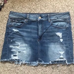 AE Jean skirt